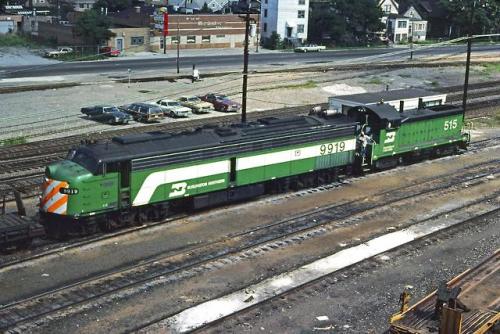 qstation:BN E9Am 9919Burlington Northern Railroad E9AM 9919...