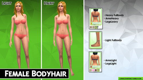 The Sims 4 Finds Female Body Hair Request