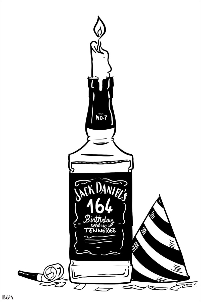 Seeinglooking Sketch Jack Daniels Bottle Drawing