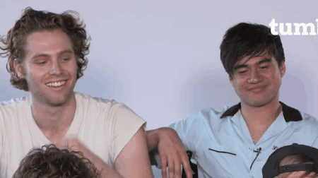 can& 039;t stop looking at his lovely boyfriend can you blame him calum is hella hot couple goals cake hoodings cake 5sos cake calum hood luke hemmings calum 5sos luke 5sos 5 seconds of summer 5sos 5sos3 answer time ashton irwin michael clifford