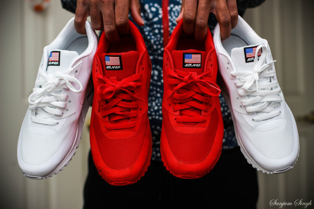 nike air max 90 independence day white