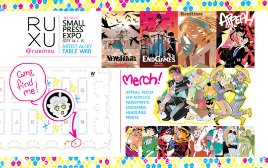 Hello, friends! I'll be at Small Press Expo this weekend in Maryland! Find me at Table W60 on the wall near the entrance! ;) If...