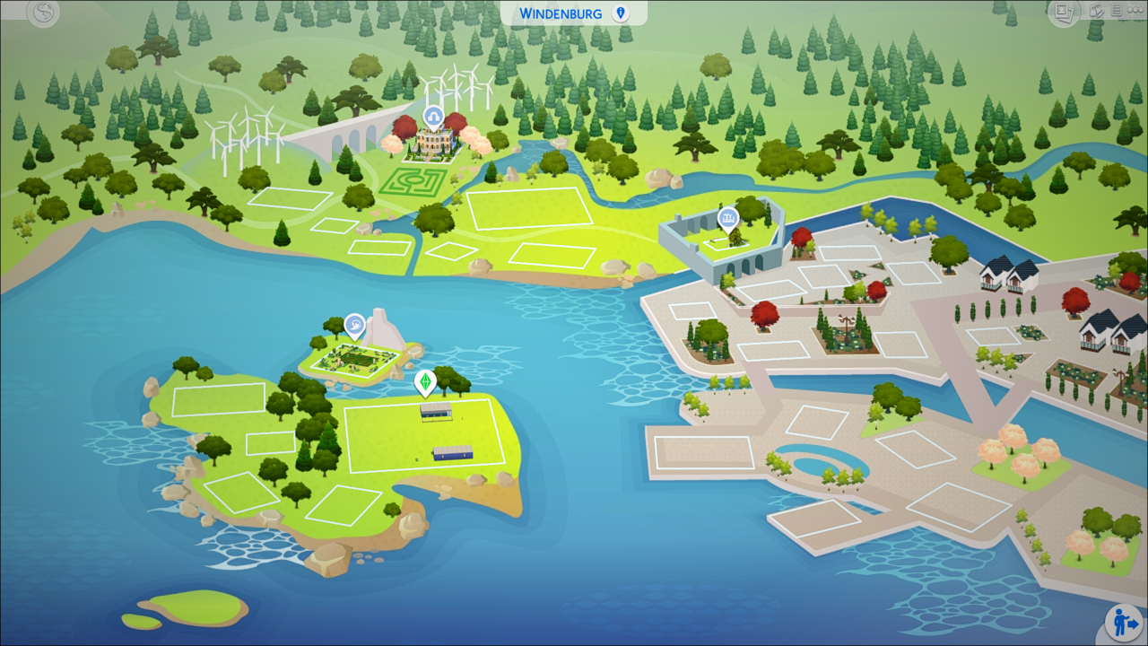 Sims 4 Brindleton Bay Map Simplified