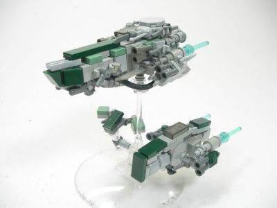 lego microscale spaceships