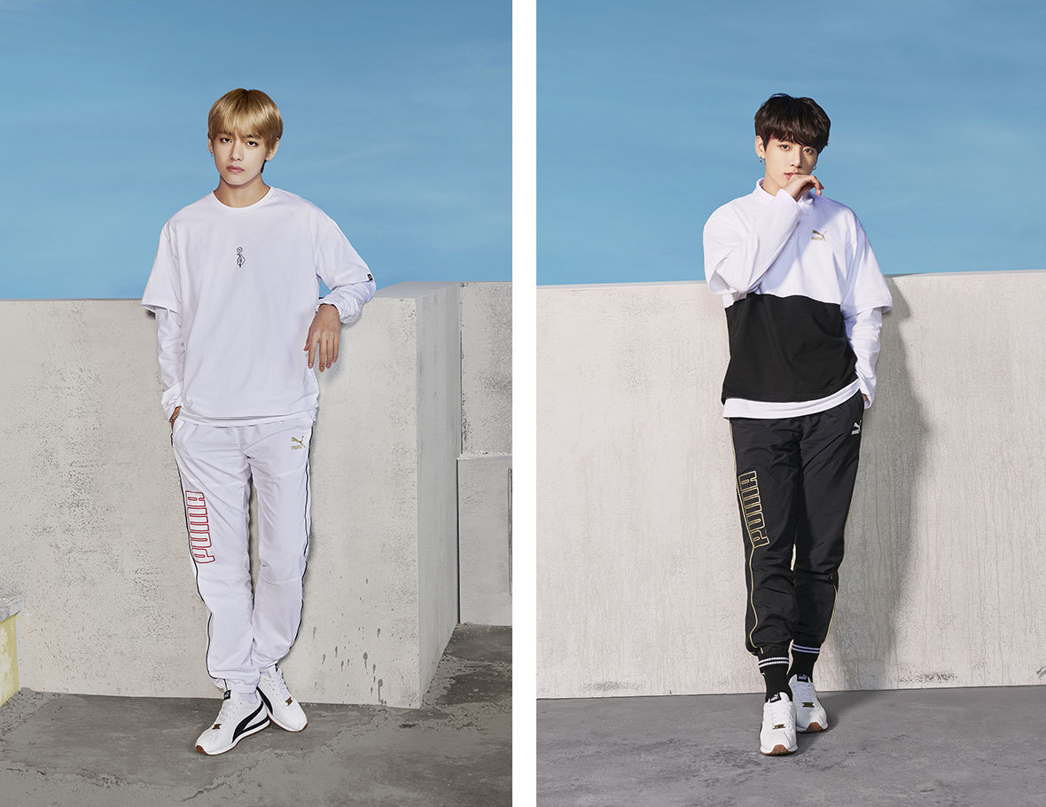 bts jungkook puma sweatpants