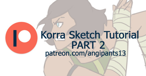 This month’s Korra tutorial is up!! Become a Patron to check it...