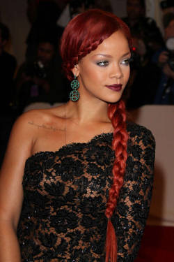 Rihanna Red Hair Tumblr