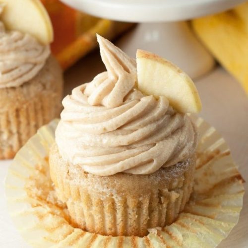 coolautumnbreath:Apple Cider Cupcakeswith Brown Sugar Cinnamon...