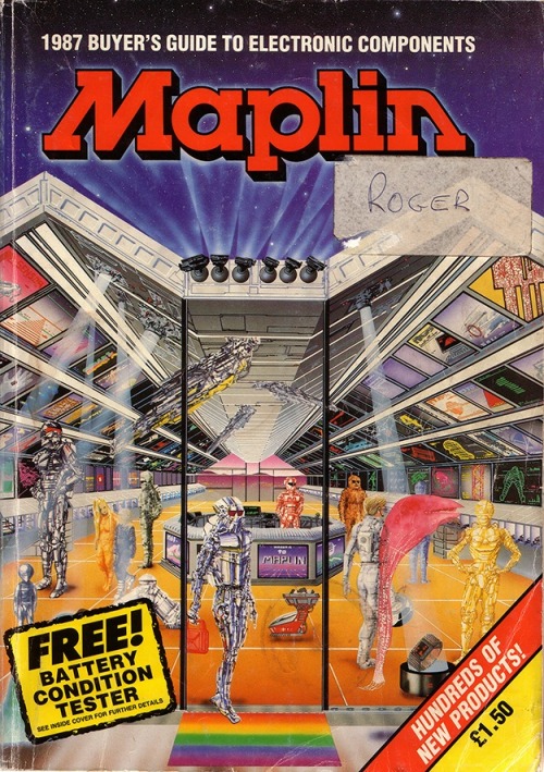 70sscifiart:Maplin catalogue covers, 1979-1990, via this...