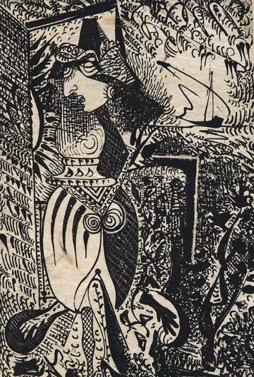 magictransistor:Pablo Picasso. Illustration for La Barre...