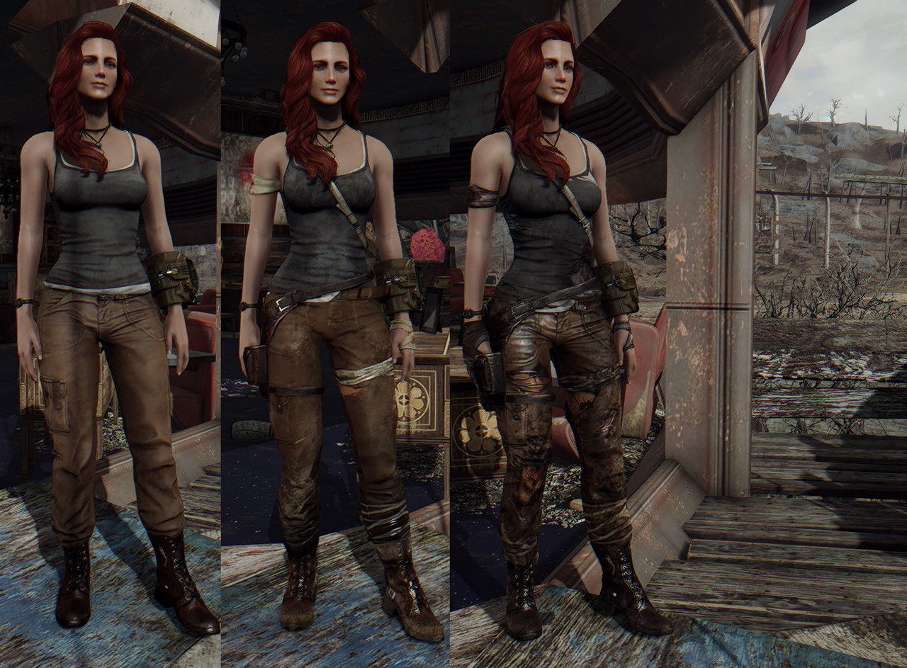 Fallout 4 female raider фото 29