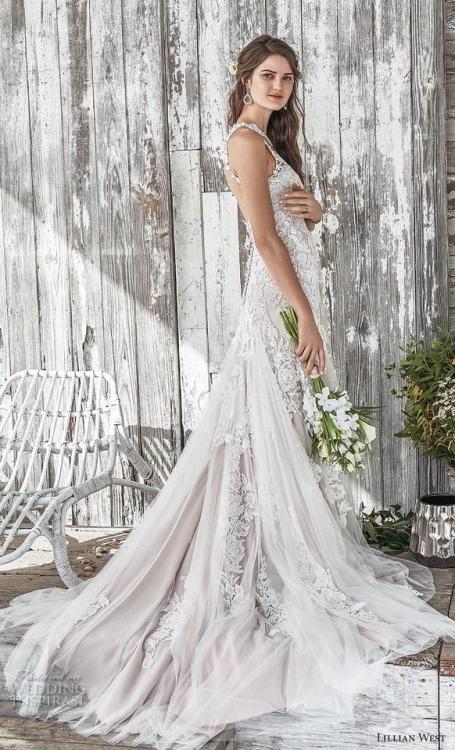(via Lillian West Spring 2019 Wedding Dresses | Wedding...