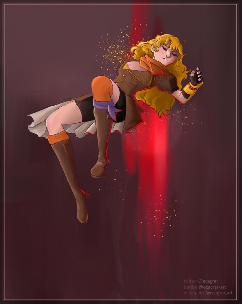 ecagrar-art:‘Every Hope Has Shattered’Yang Xiao Long belongs...