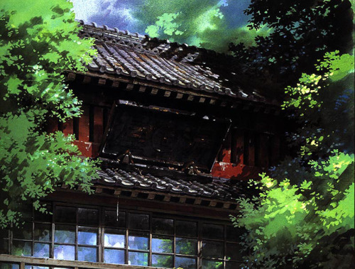 wannabeanimator:Spirited Away (2001) | backgrounds (x)