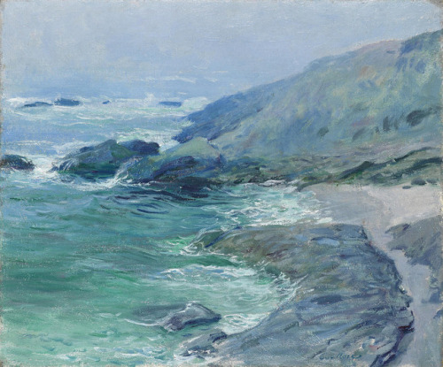 trulyvincent:Guy Rose (1867-1925), Woods, Cove, Laguna, s.d.