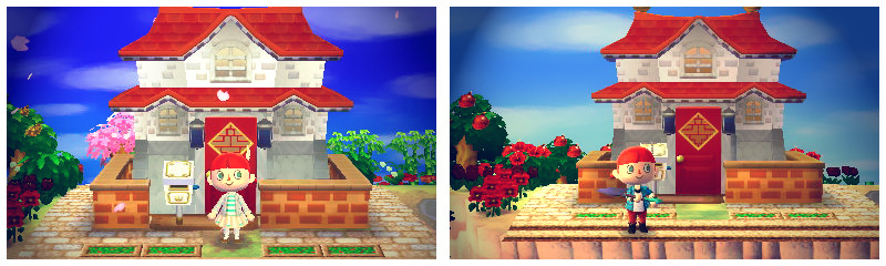 Simple Acnl Castle Exterior with Simple Decor