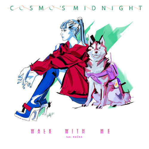 illustration for Cosmo’s Midnight  new single『Walk With Me...