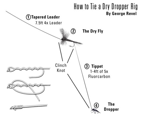 The Dry Dropper Rig The dry dropper rig is a very effective way – Lost  Coast Outfitters
