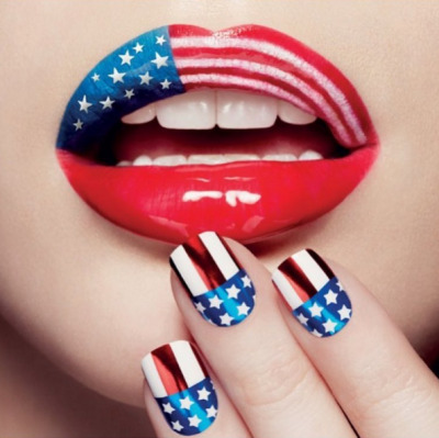 American Flag Nail Art Tumblr