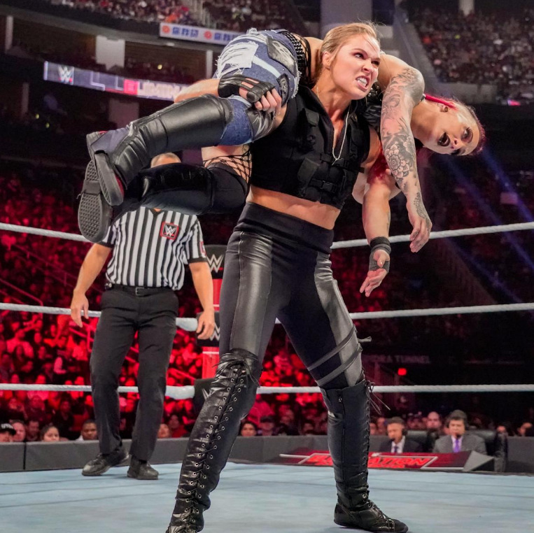 WWE Women Ronda Rouseyc Vs Ruby Riot