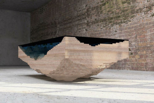 mymodernmet:The Abyss Table is a stunning coffee table that...