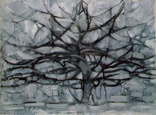 artist-mondrian:The Gray Tree, 1911, Piet MondrianMedium:...