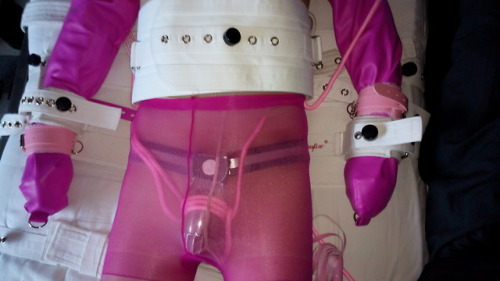 My permanent chastised nylon sissy doll. Feel free to contact...