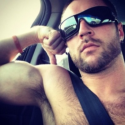 Would you… Feel his bicep, or lick his hairy armpit?