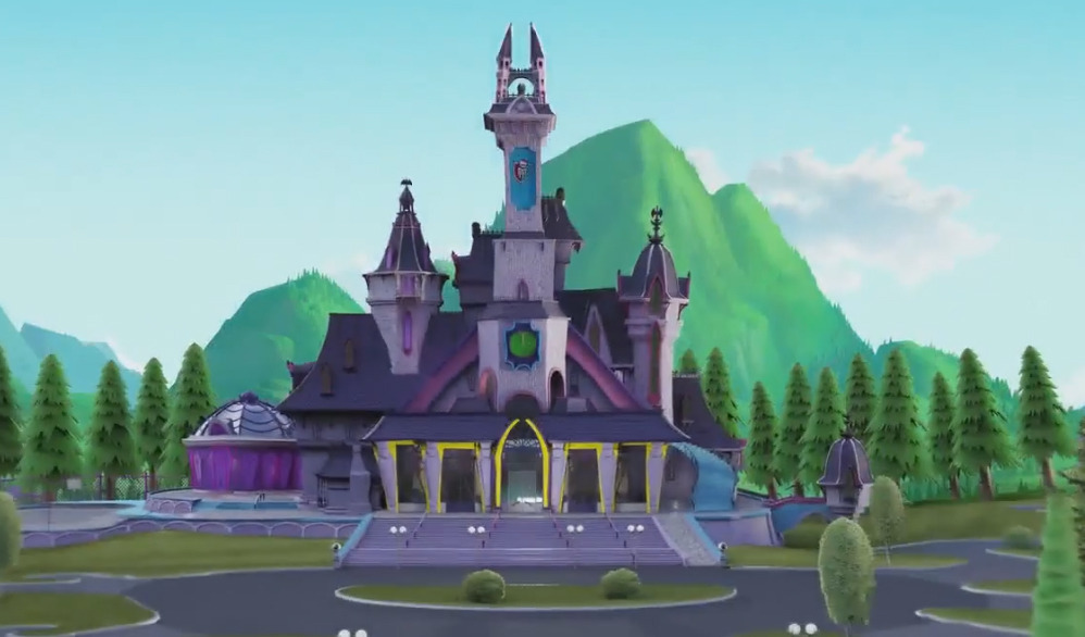 monster high school castle