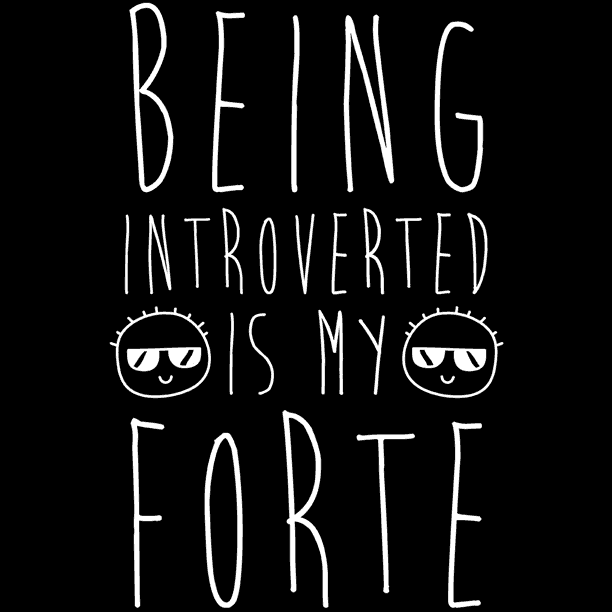 Image result for introverts unite gif