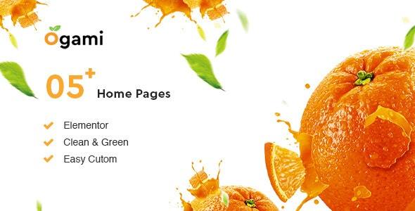 Ogami v1.13 – Organic Store & Bakery WordPress Theme Nulled