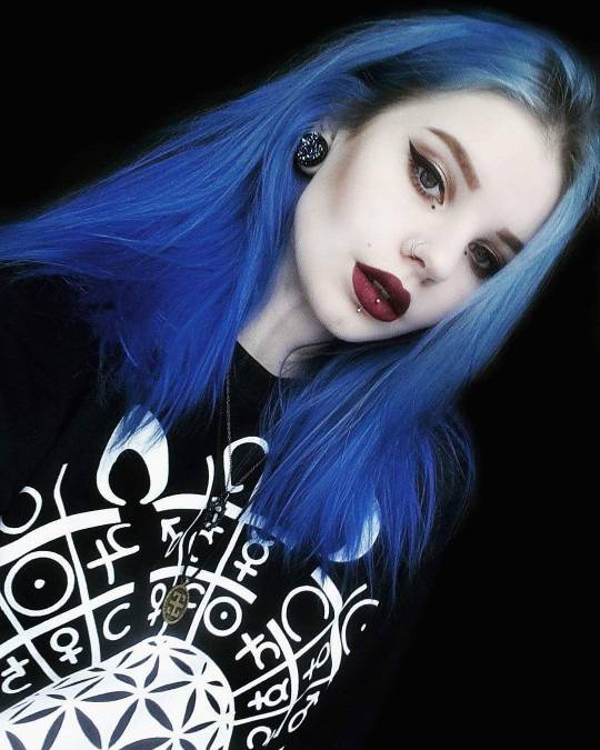 Dark Blue Ombre Hair Tumblr