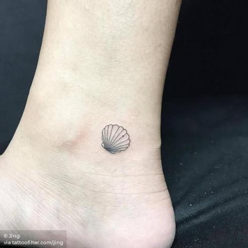 Small shell temporary tattoo get it here 