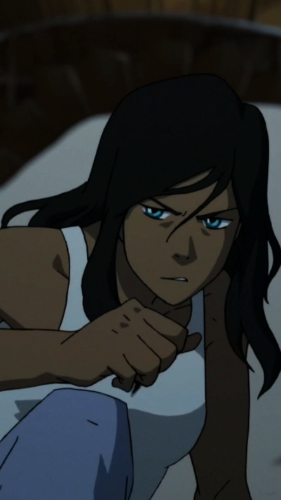 korra s hair is down Tumblr