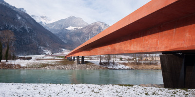 nickkahler:<br /><br />Meier  Associés Architectes, Rhône Bridge, Les Evouettes, France, 2012 (via yvesandré)<br />