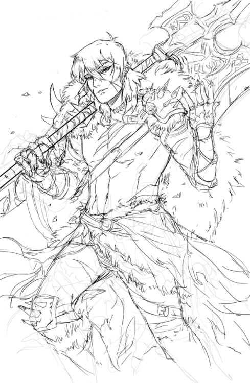 I heard from interview that Keith would probably be Barbarian...