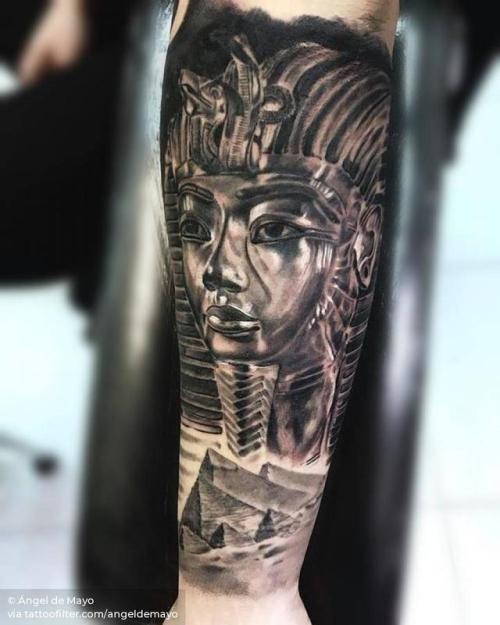 pharaoh chest tattoo