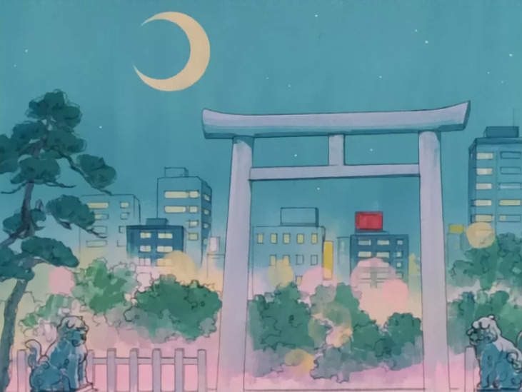 sailor moon scenery: Photo