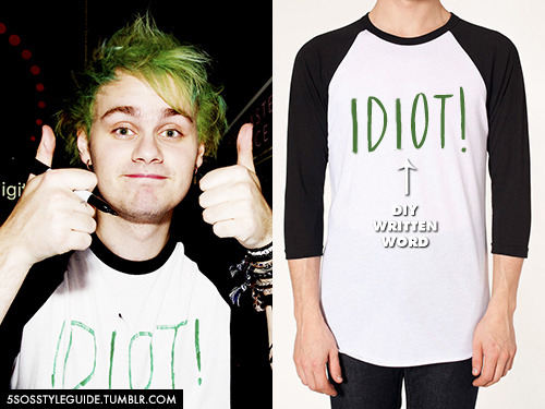 michael clifford idiot shirt