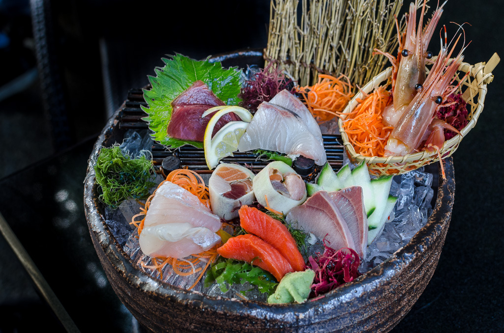 Q's Quarter • Sashimi Platter (for 2) from Minami This was a...