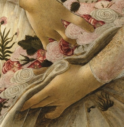 tremendousandsonorouswords:Sandro Botticelli, La Primavera...