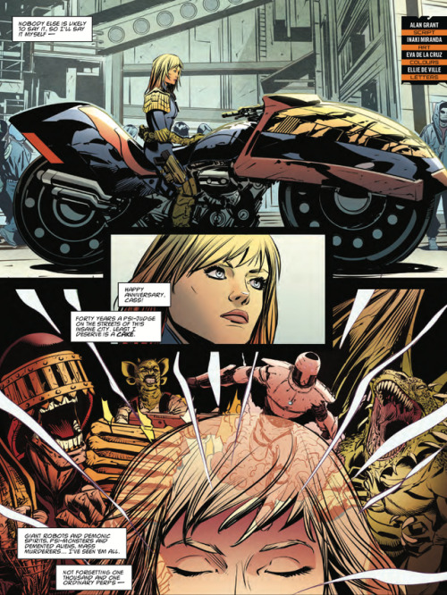 Preview: Judge Dredd Megazine #400With an important milestone...