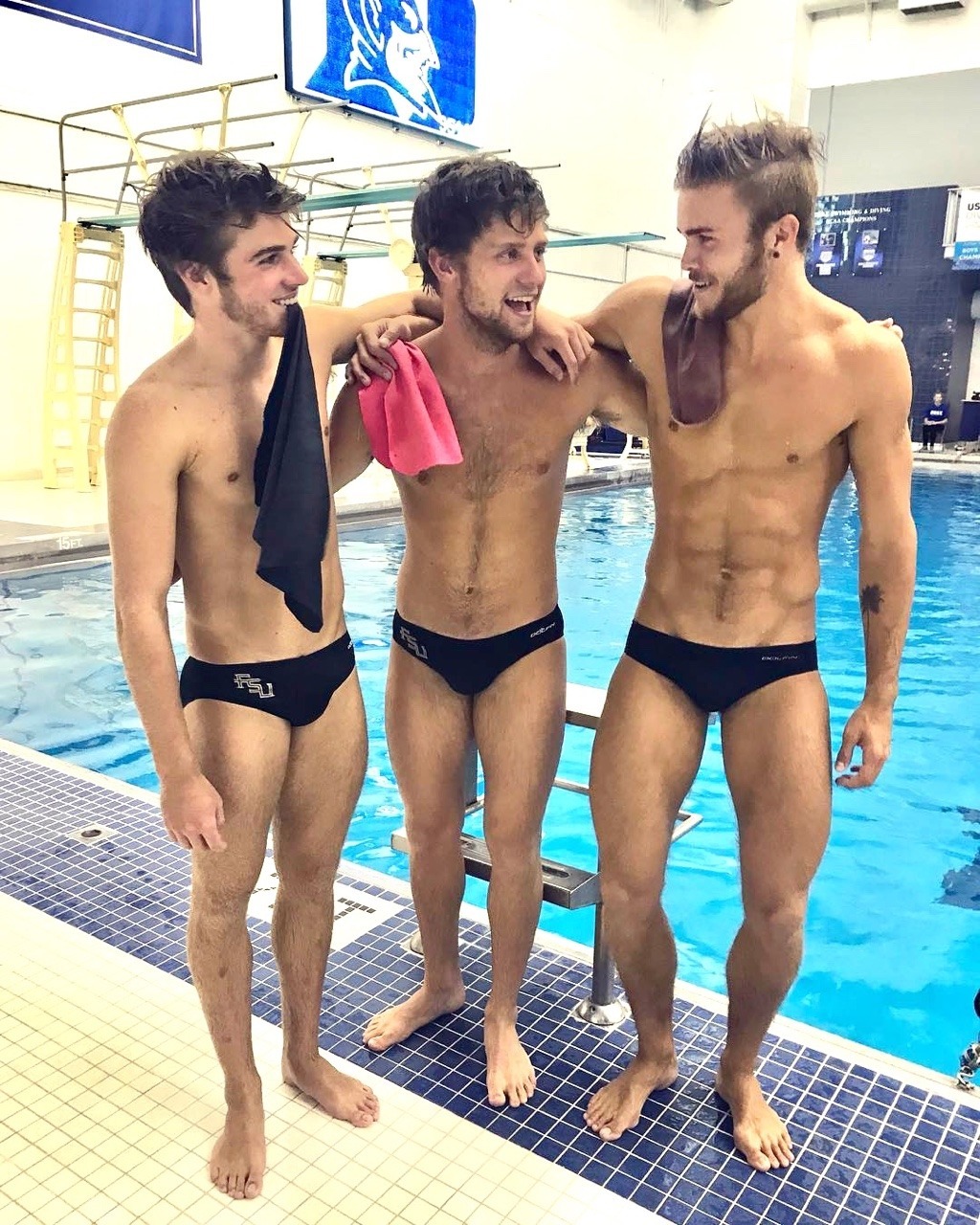 College Men Swim Nude