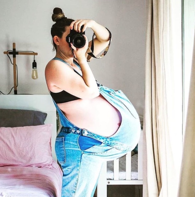 Belly massive tumblr pregnant Sick and