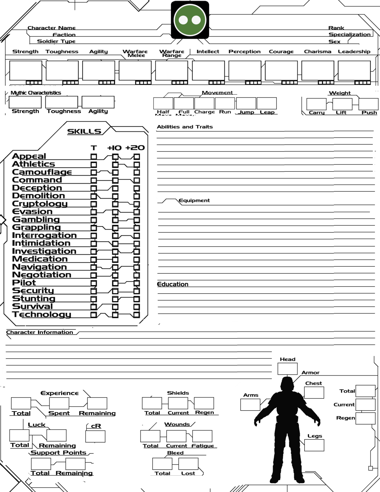 VORKED IS THE BEST • A sneak peak at the new Character sheet coming for...