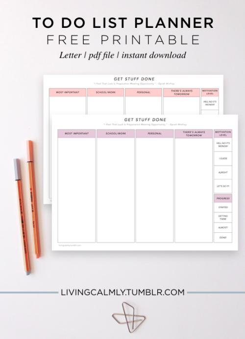 to do list printable | Tumblr