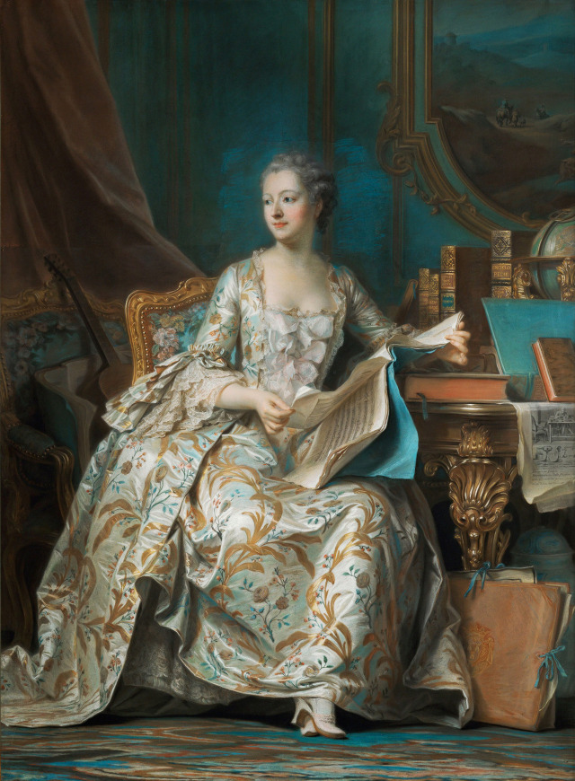 Books And Art: Portrait Of The Marquise De Pompadour...