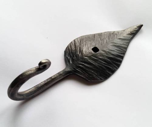 hanger wroughtiron handmade waxfinish hook blacksmithing handforged