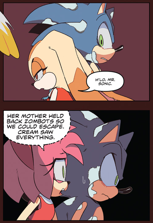 Amy's excuse, Archie Sonic Comics