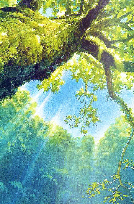 aprettyfire:Ghibli Scenery iPhone backgrounds for anon